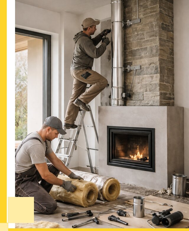 Монтаж дымоходов для каминов в Анжере-Судженске от 15386 р. ЭриданНжр