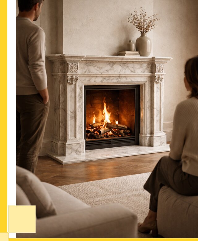 Мраморные камины под ключ в Анжере-Судженске от 256425 р. | ЭриданНжр