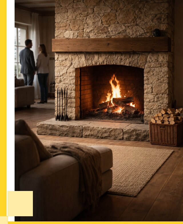 Открытые камины под ключ в Анжере-Судженске от 153855 р. ЭриданНжр