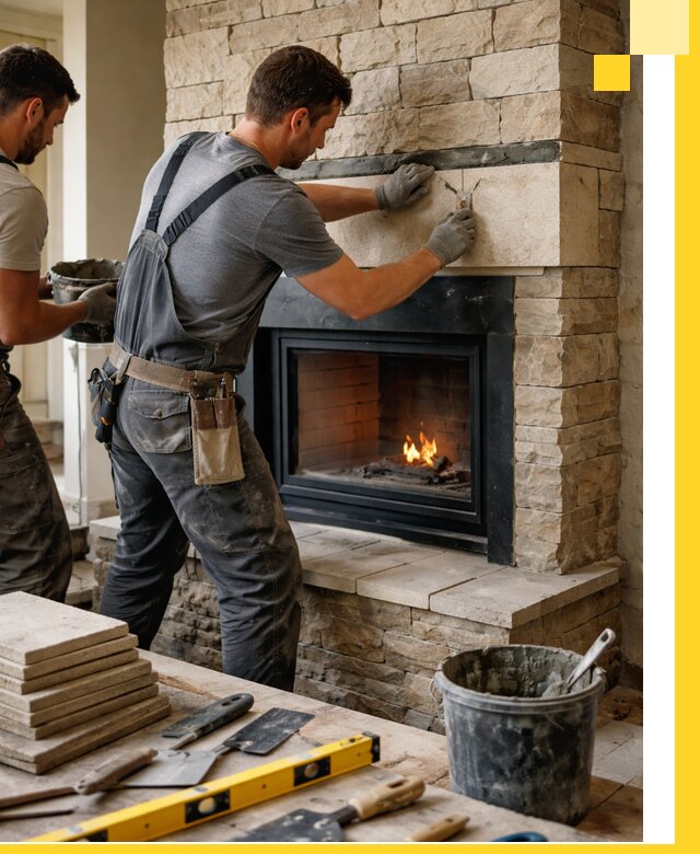 Проектирование и установка открытых каминов в Анжере-Судженске