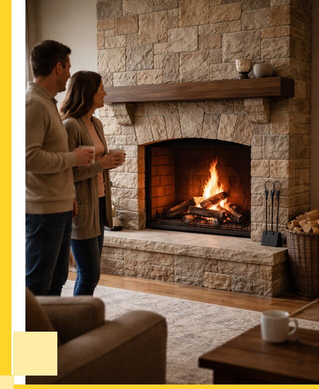 Каменные камины на заказ в Анжере-Судженске от 184626 р. | ЭриданНжр