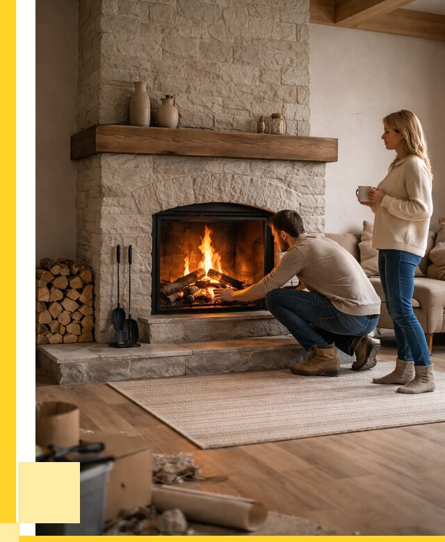 Камины для загородного дома в Анжере-Судженске от 358995 р., ЭриданНжр