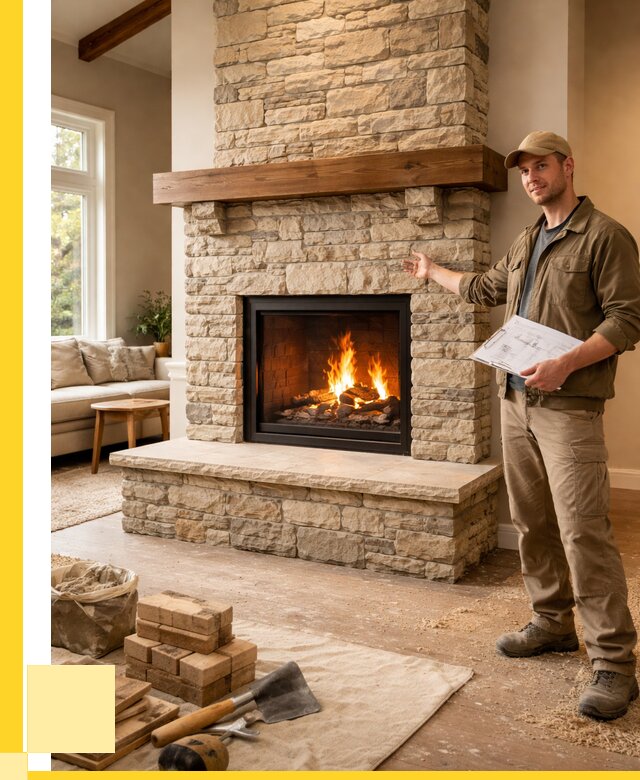 Камины под ключ в Анжере-Судженске от 184626 р. | ЭриданНжр — установка