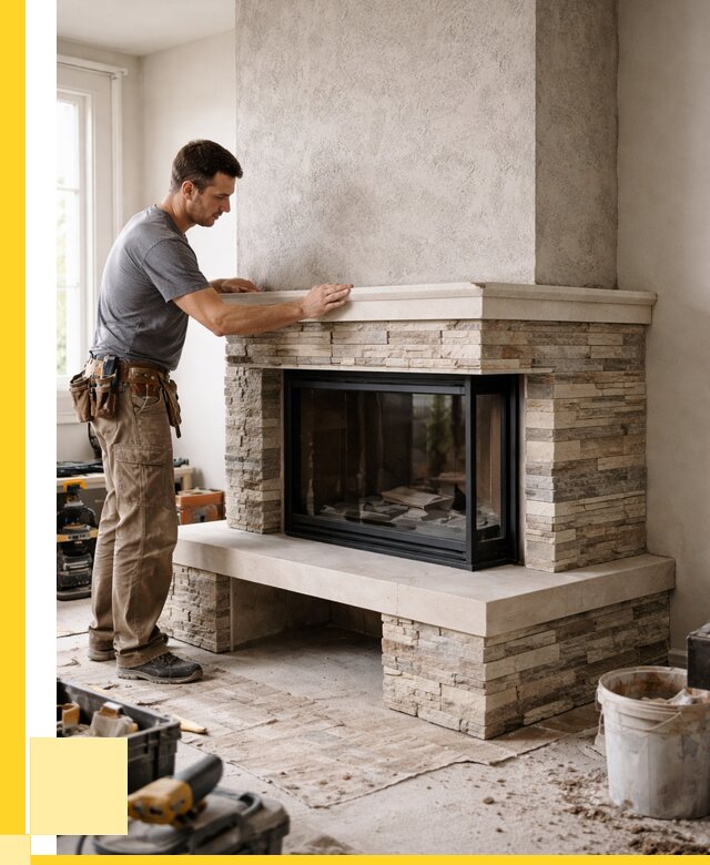 Изготовление каминов под ключ в Анжере-Судженске от 153855 р. | ЭриданНжр