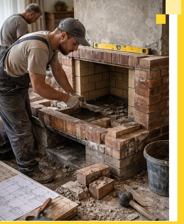 Изготовление и установка каминопечей под ключ в Анжере-Судженске