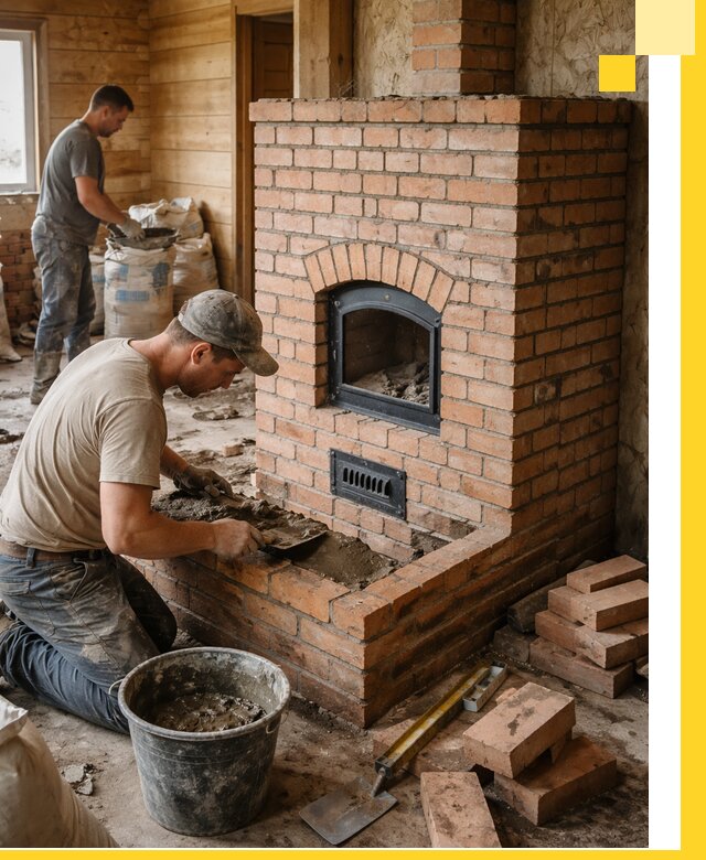 Профессиональное строительство печей в Анжере-Судженске под ключ