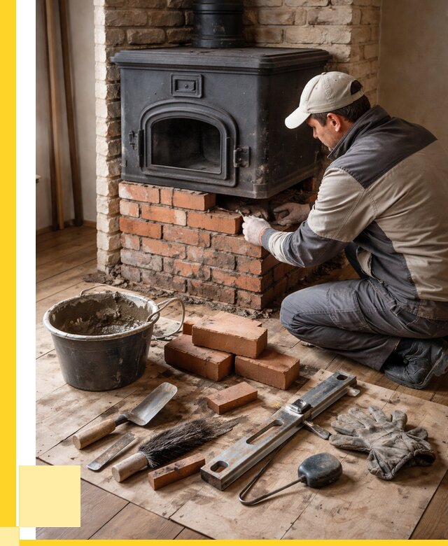 Ремонт печей в Анжере-Судженске от 12308 р., услуги печника ЭриданНжр