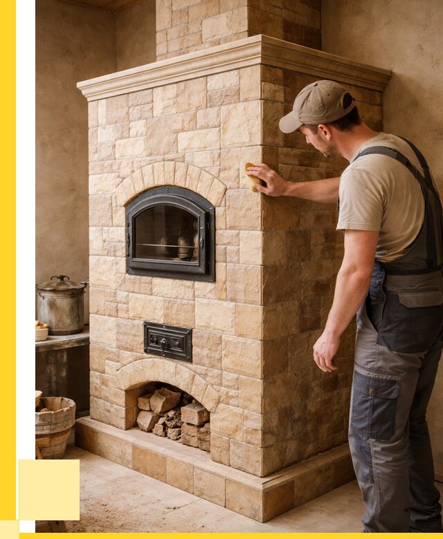 Облицовка печей в Анжере-Судженске от 4616 р. под ключ | ЭриданНжр