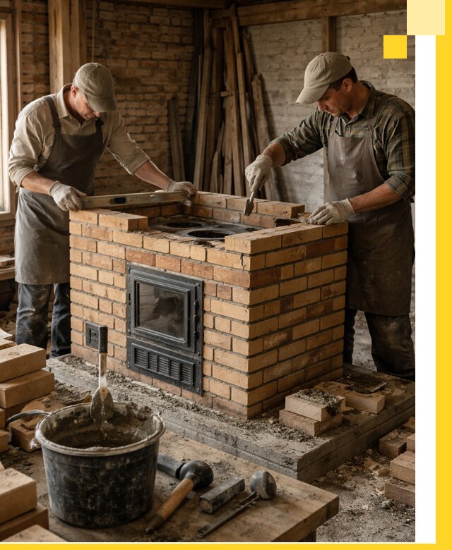 Изготовление и установка варочных печей под ключ в Анжере-Судженске