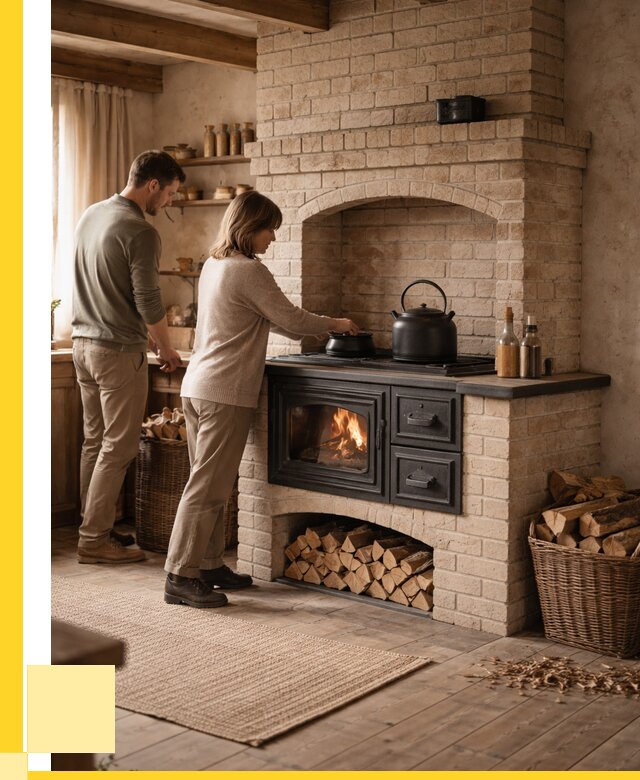 Печи с плитой в Анжере-Судженске от 46157 р. | ЭриданНжр — кирпичная печь