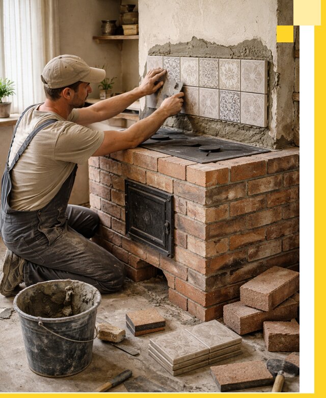 Печи с плитой на заказ монтаж гарантия и сервис в Анжере-Судженске