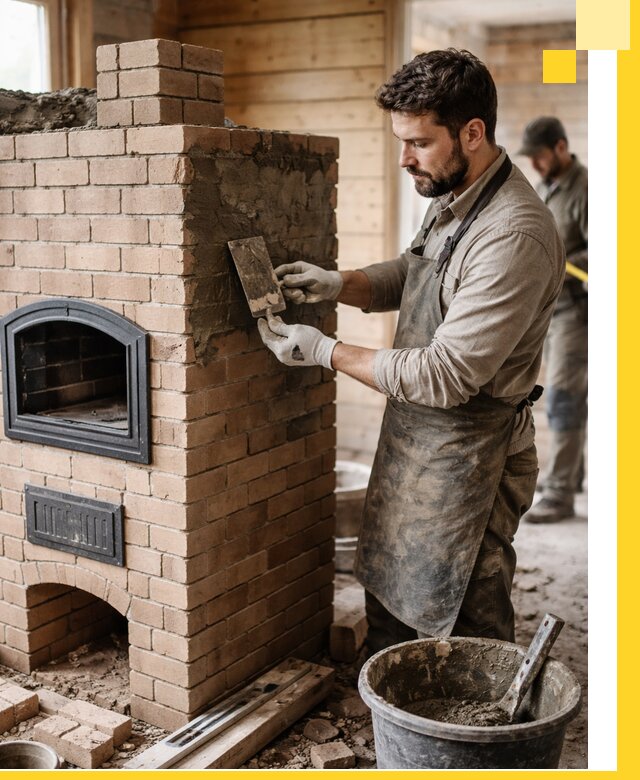 Изготовление и установка печей-шведок под ключ в Анжере-Судженске