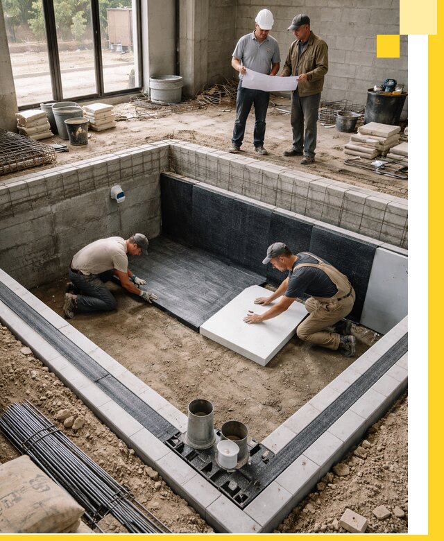 Проекты частных и общественных бассейнов под ключ в Анжере-Судженске