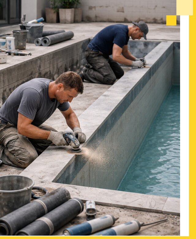 Профессиональный ремонт бассейнов под ключ в Анжере-Судженске