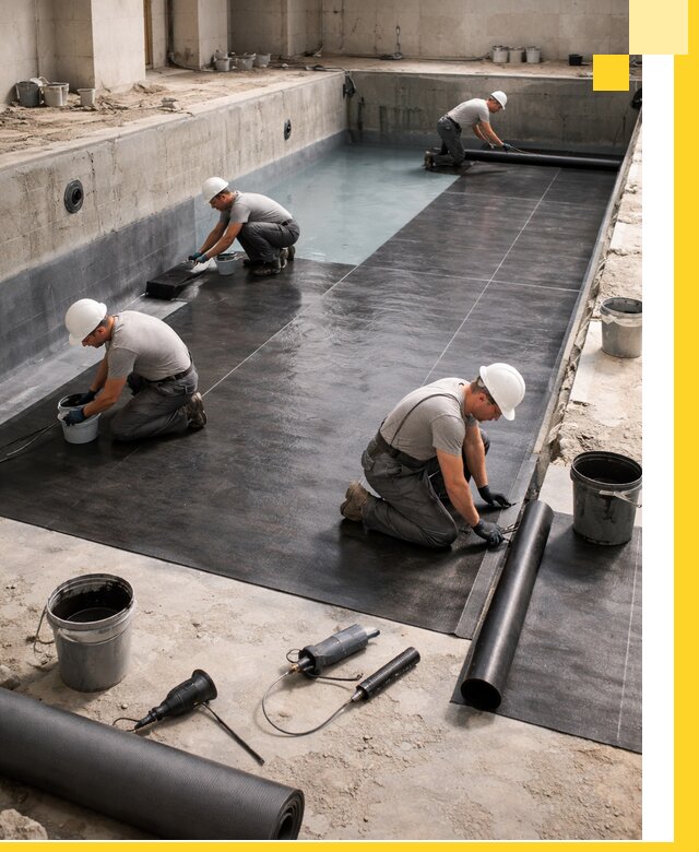 Профессиональная гидроизоляция бассейнов и чаш в Анжере-Судженске под ключ