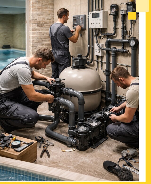 Комплексное оборудование для бассейнов под ключ в Анжере-Судженске