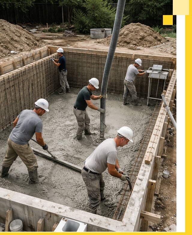 Строительство бетонных бассейнов под ключ в Анжере-Судженске