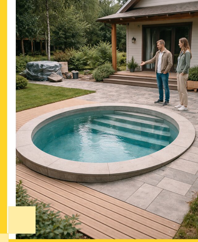 Бассейн на даче под ключ в Анжере-Судженске от 205140 р., ЭриданНжр