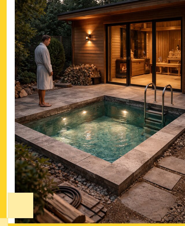 Бани с бассейном под ключ в Анжере-Судженске от 97442 р. | ЭриданНжр