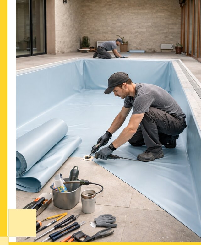 Пленка ПВХ для бассейнов в Анжере-Судженске от 2564 р. | ЭриданНжр