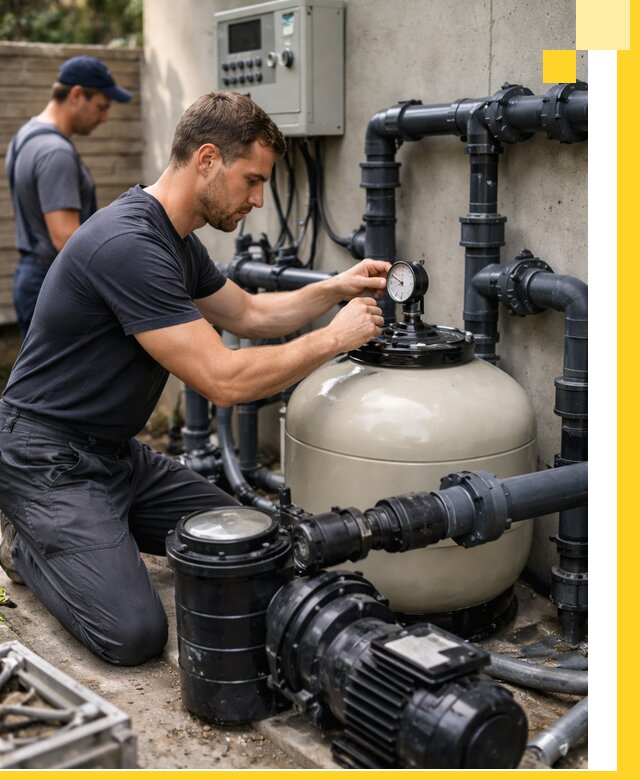 Поставка и монтаж фильтровального оборудования для бассейнов в Анжере-Судженске