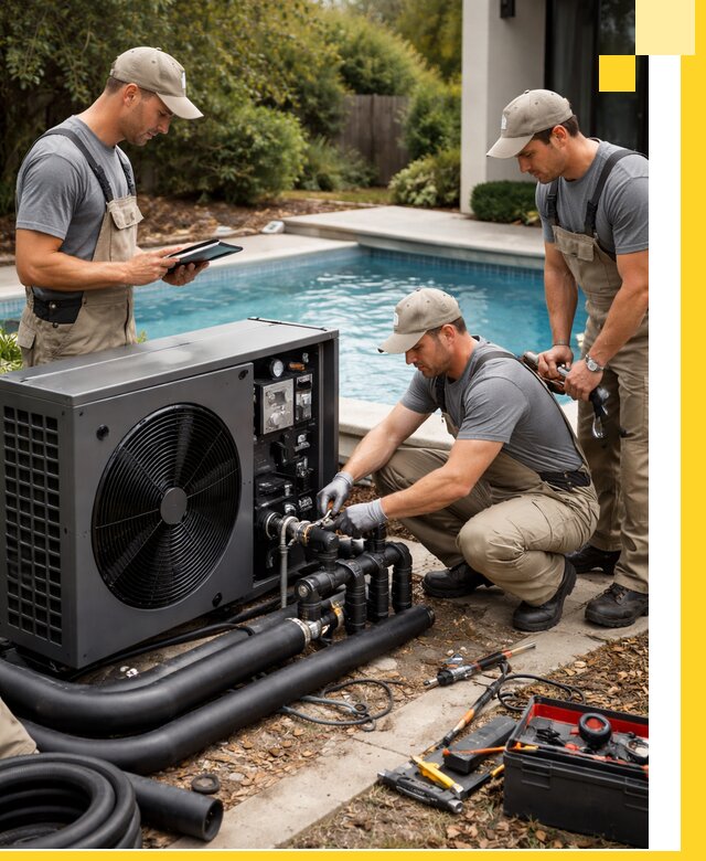 Проектирование и установка тепловых насосов для бассейнов в Анжере-Судженске