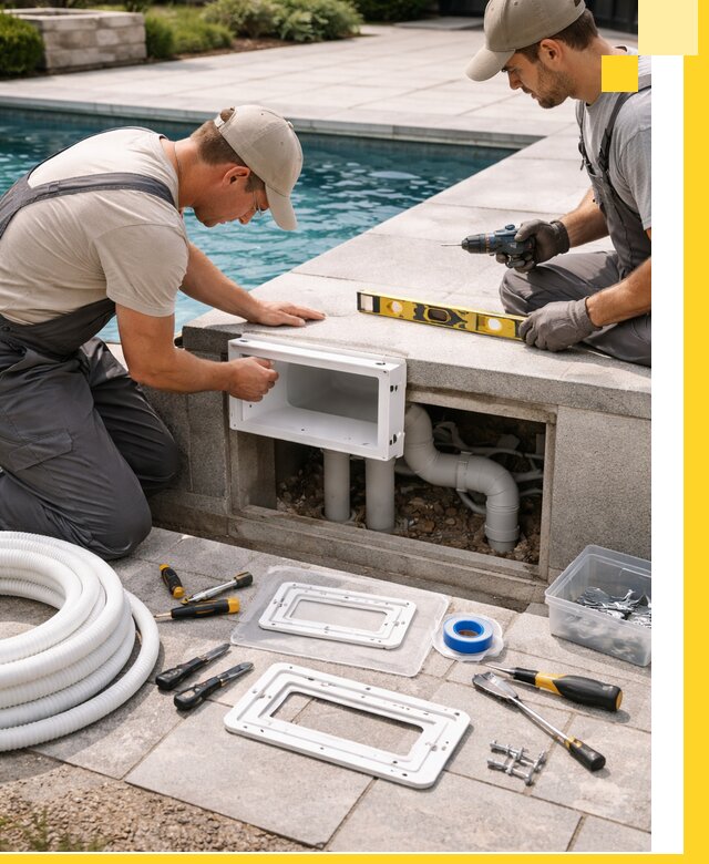 Поставка и установка скиммеров для бассейнов в Анжере-Судженске