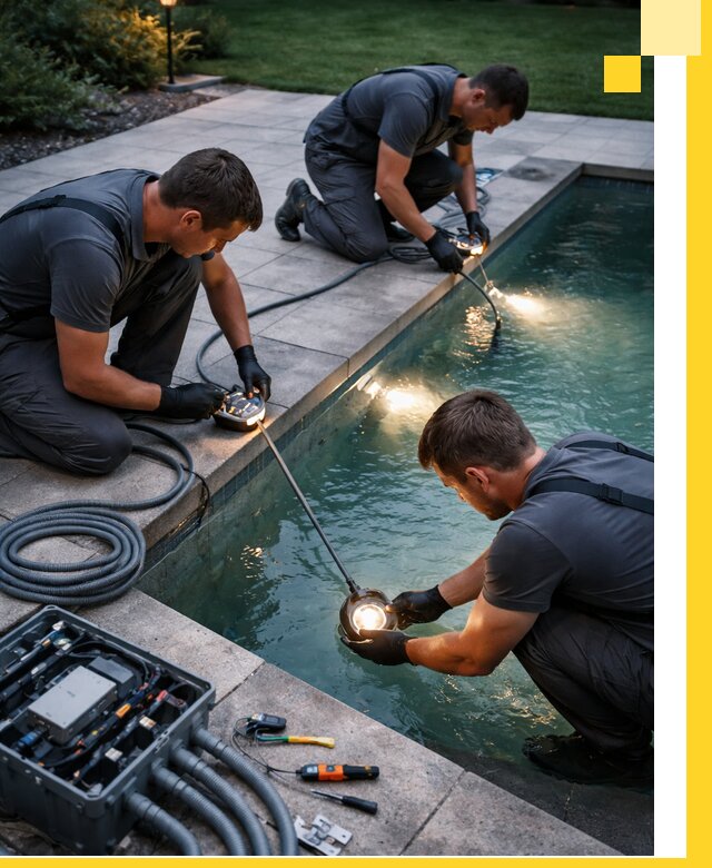 Профессиональное освещение бассейнов в Анжере-Судженске: дизайн и монтаж