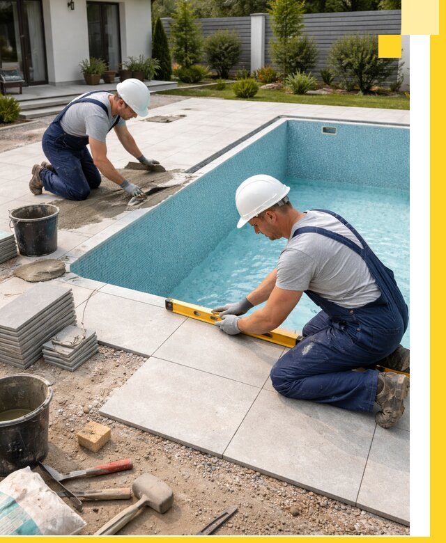 Строительство и монтаж плавательных бассейнов под ключ в Анжере-Судженске