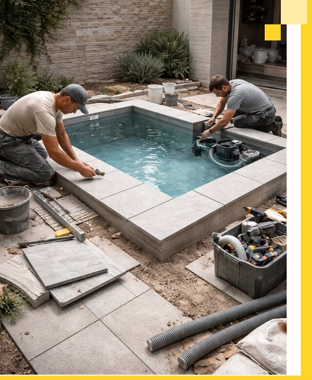 Мини бассейны под ключ в Анжере-Судженске, дизайн и установка