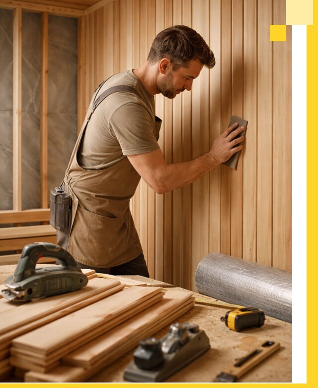 Профессиональная отделка саун и парных под ключ в Анжере-Судженске