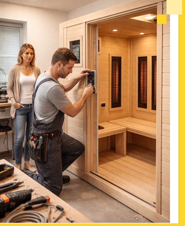 Инфракрасные сауны под ключ в Анжере-Судженске продажа и установка