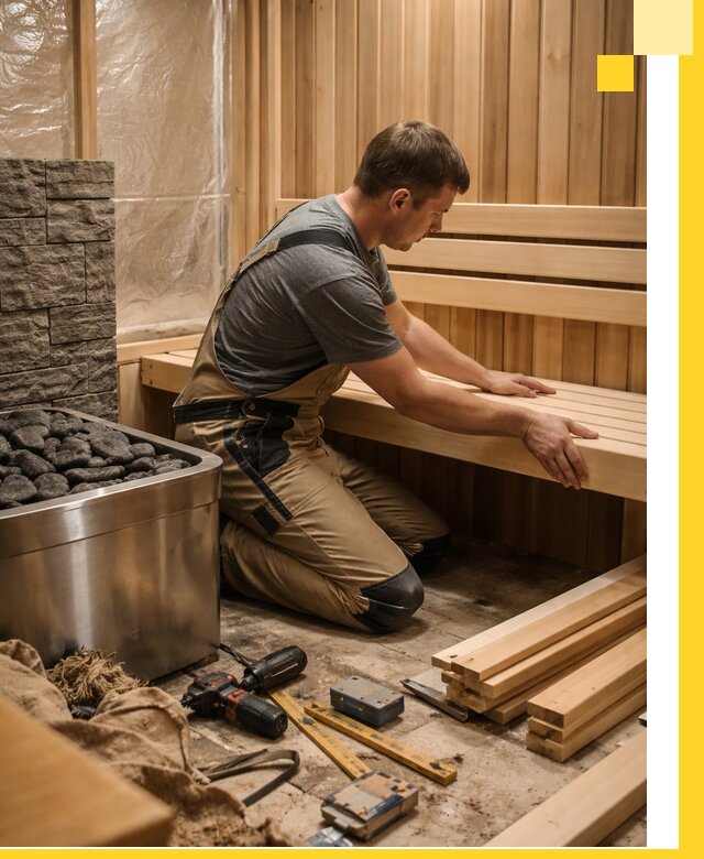 Сауны для дома под ключ с проектированием и монтажом в Анжере-Судженске