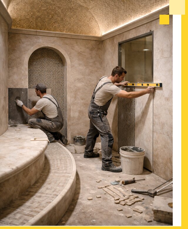 Проектирование и строительство саун с хамамом под ключ в Анжере-Судженске