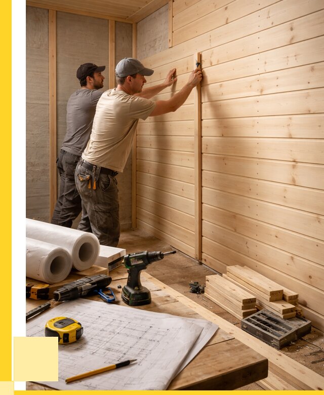 Обшивка бани вагонкой в Анжере-Судженске от 1231 р., ЭриданНжр