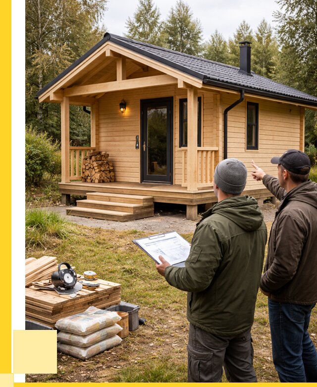 Каркасные бани под ключ в Анжере-Судженске от 307710 р. | ЭриданНжр