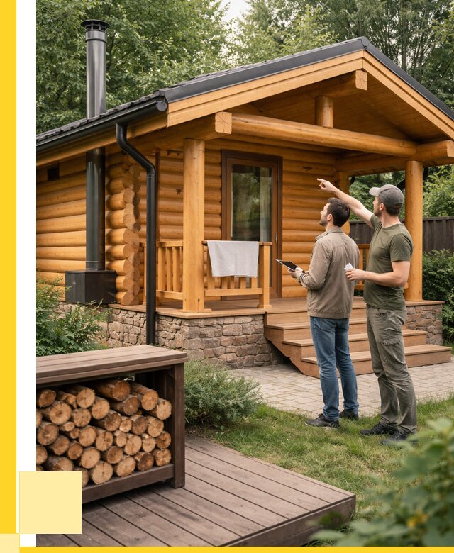 Бани для дачи под ключ в Анжере-Судженске от 256425 р. | ЭриданНжр