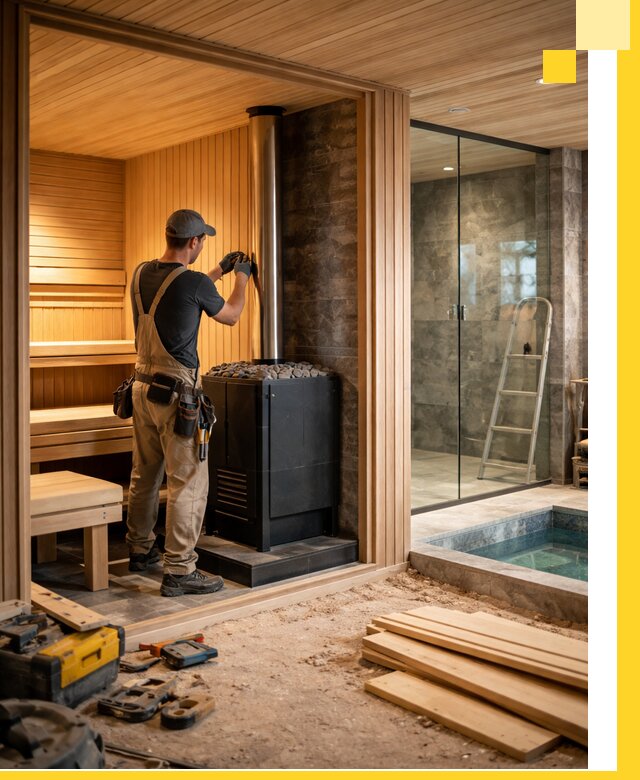 Полное строительство банных комплексов под ключ в Анжере-Судженске