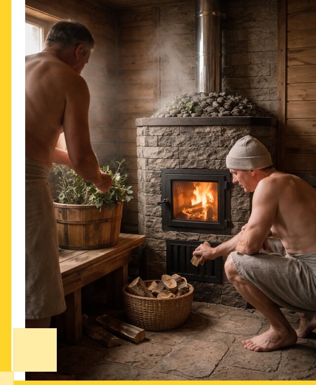 Банные печи под ключ в Анжере-Судженске от 46157 р. | ЭриданНжр кирпичная