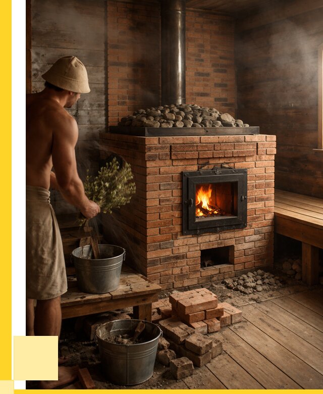 Кирпичные банные печи в Анжере-Судженске от 92313 р. | ЭриданНжр