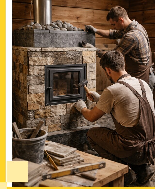 Облицовка банной печи в Анжере-Судженске от 15386 р. | ЭриданНжр