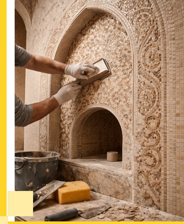 Мозаика для хамама в Анжере-Судженске под ключ от 5129 р. | ЭриданНжр