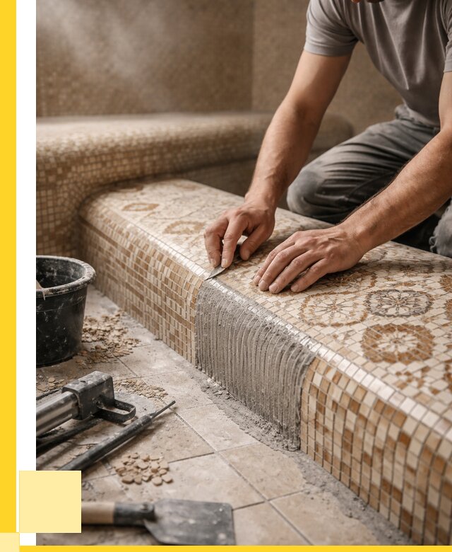 Плитка для хамама под ключ в Анжере-Судженске от 3590 р. | ЭриданНжр