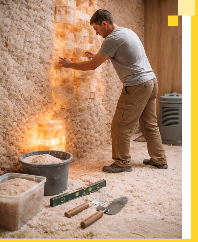 Проектирование и монтаж соляных комнат в Анжере-Судженске под ключ